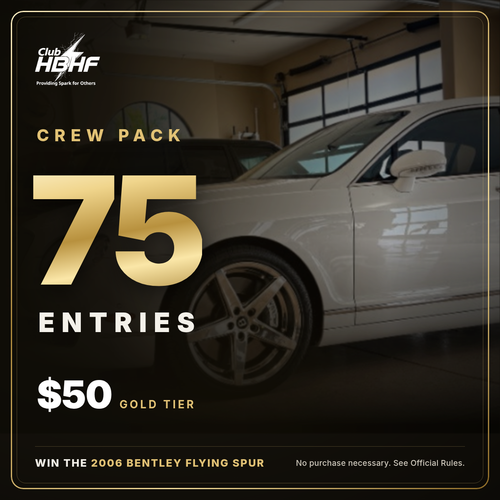 Crew Pack: 75 entries for $50 to win the 2006 Bentley Flying Spur